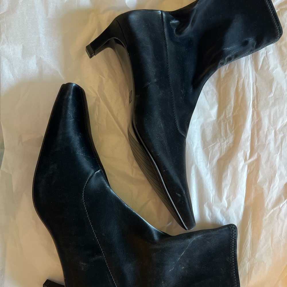 Zara Woman Black Sock Boots
